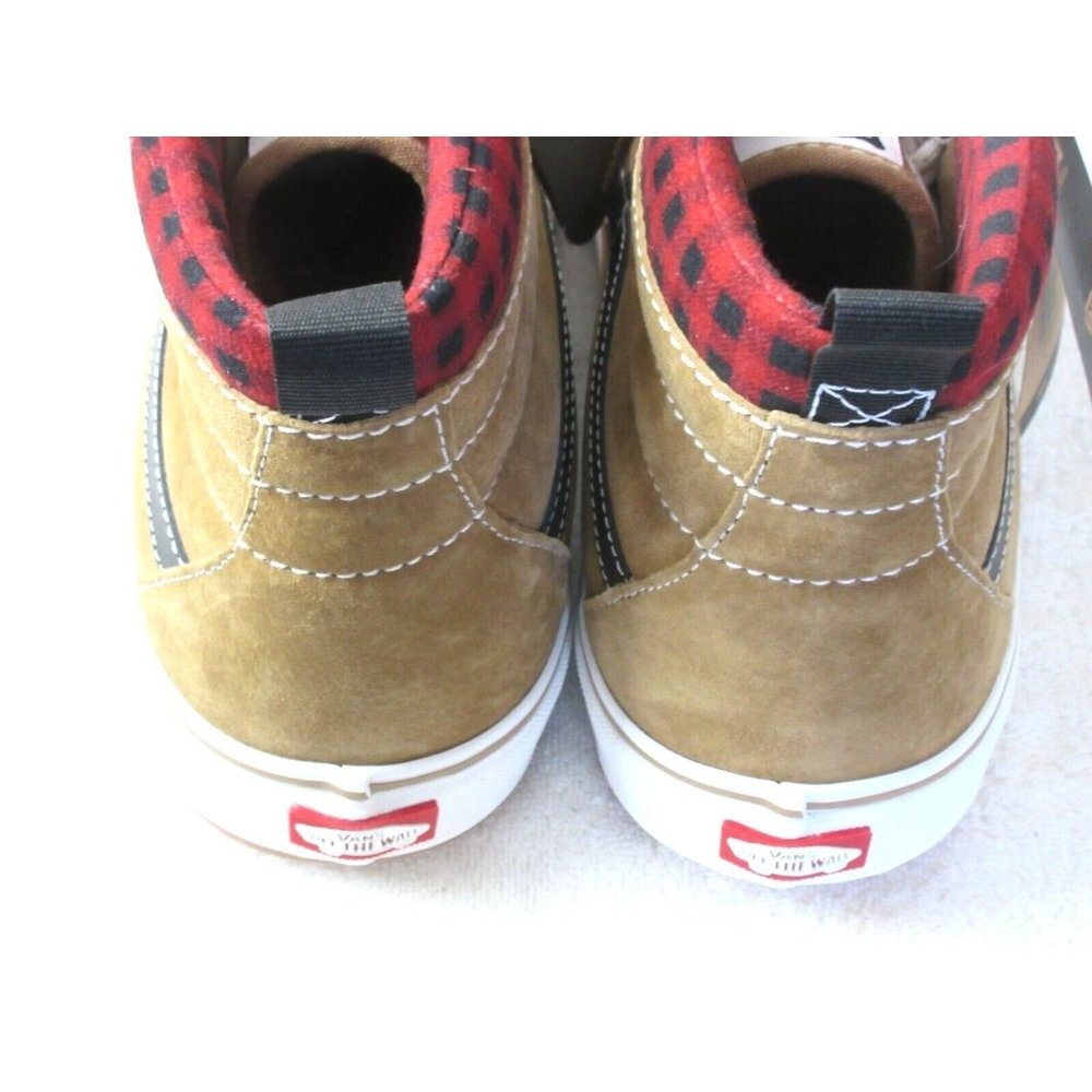 Vans Men's Sk8-Hi MTE-1 All Weather Boots Plaid Brown Black Sizes NIB - Picture 5 of 5